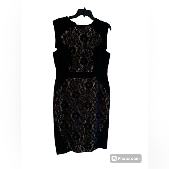 NWT Adrianna Papell lace sheath dress. Size 14. - Picture 4 of 12